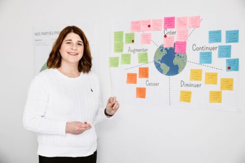 Portrait de Marie-Andrée Roy - Blogue - Comment et pourquoi je suis devenue facilitatrice | Marie-Andrée Roy, Services conseil et Design Thinking