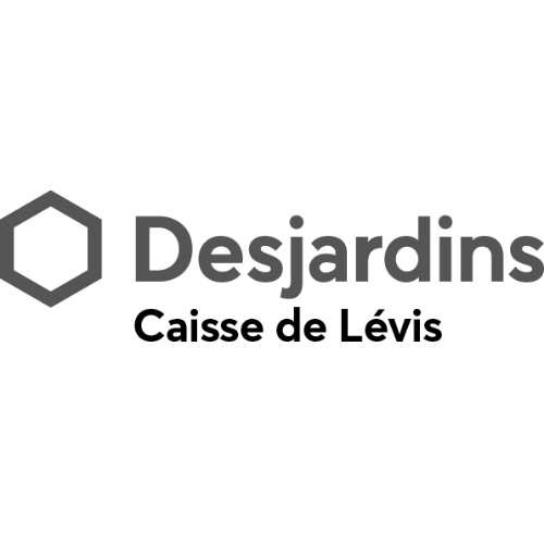 Logo de la Caisse Desjardins de Lévis - Entreprise ayant fait appel aux services conseils de Marie-Andrée Roy | Marie-Andrée Roy, Services conseil et Design Thinking