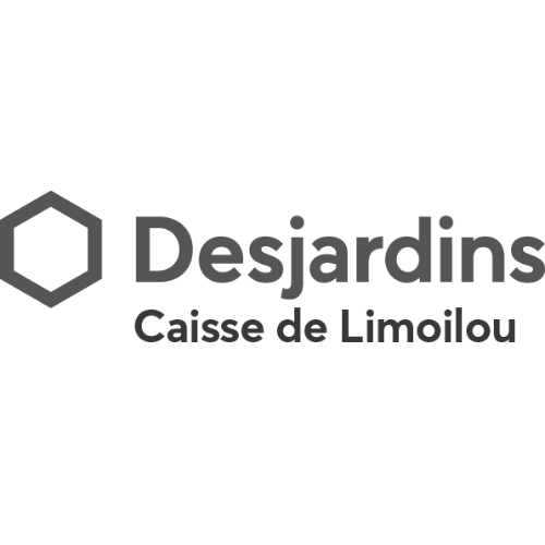 Logo de la Caisse Desjardins de Limoilou - Entreprise ayant fait appel aux services conseils de Marie-Andrée Roy | Marie-Andrée Roy, Services conseil et Design Thinking