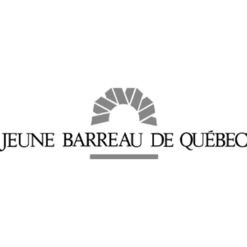 Logo du Jeune Barreau de Québec - Entreprise ayant fait appel aux services conseils de Marie-Andrée Roy | Marie-Andrée Roy, Services conseil et Design Thinking