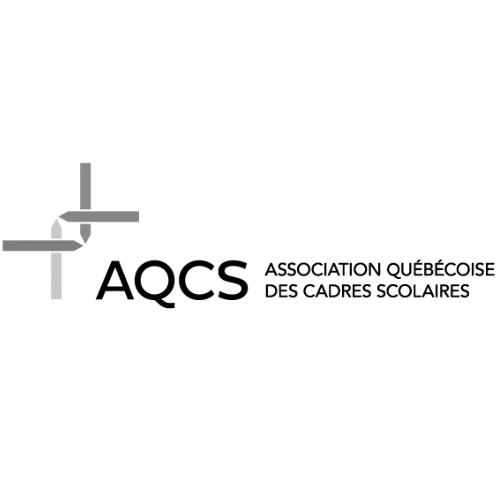 Logo de l'Association Québécoise des cadres scolaires - Entreprise ayant fait appel aux services conseils de Marie-Andrée Roy | Marie-Andrée Roy, Services conseil et Design Thinking