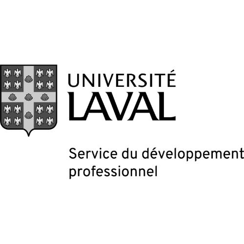 Logo de l'Université Laval - Entreprise ayant fait appel aux services conseils de Marie-Andrée Roy | Marie-Andrée Roy, Services conseil et Design Thinking