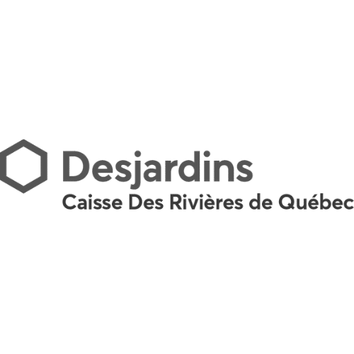 Logo de Desjardins, Caisse des Rivières de Québec - Design Sprint - Entreprise ayant fait appel aux services conseils de Marie-Andrée Roy | Marie-Andrée Roy, Services conseil et Design Thinking
