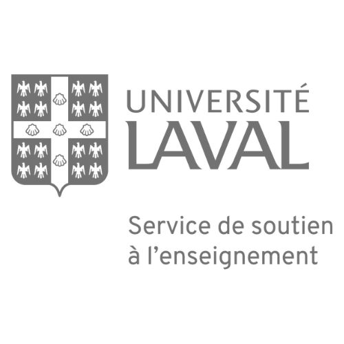 Logo de l'Université Laval - Service de soutien à l'enseignement - Entreprise ayant fait appel aux services conseils de Marie-Andrée Roy | Marie-Andrée Roy, Services conseil et Design Thinking