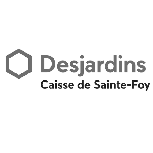 Logo de Desjardins Caisse de Sainte-Foy - Entreprise ayant fait appel aux services conseils de Marie-Andrée Roy | Marie-Andrée Roy, Services conseil et Design Thinking