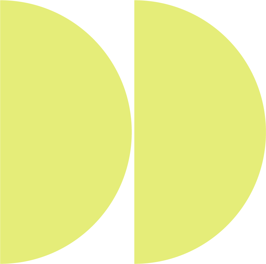 Icône demi-cercles citron-lime | Conférence Collaboration vs Collabillusion | Marie-Andrée Roy - Services conseil et Design Thinking