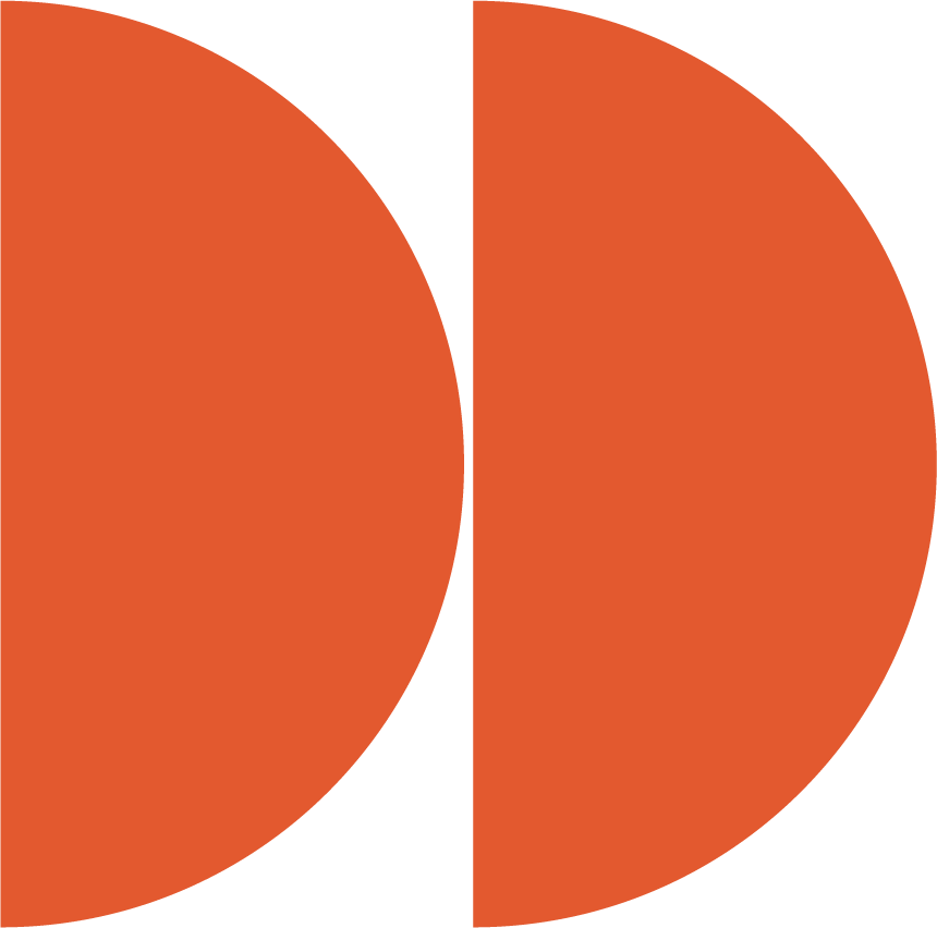 Icône demi-cercles oranges | Conférence Collaboration vs Collabillusion | Marie-Andrée Roy - Services conseil et Design Thinking