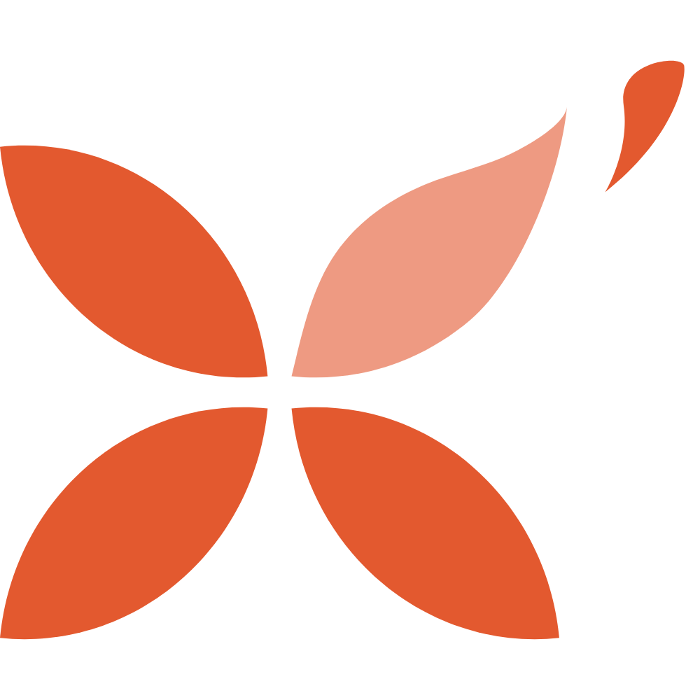 Logo fleur orange | Conférence Collaboration vs Collabillusion | Marie-Andrée Roy - Services conseil et Design Thinking