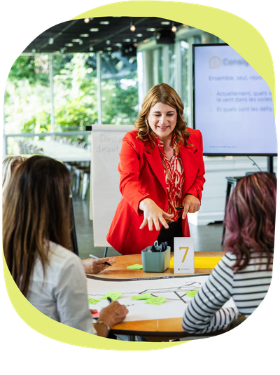Portrait de Marie-Andrée Roy, Services conseil et Design Thinking pour la page Conférence Collaboration vs Collabillusion